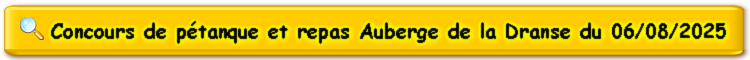 Concours de pétanque et repas Auberge de la Dranse du Mercredi 06 Août 2025