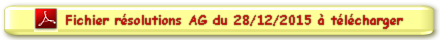 Résolution Assemblée Générale du 28/12/2015