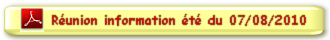 Compte-rendu de la réunion d'information d'été du 07/08/10